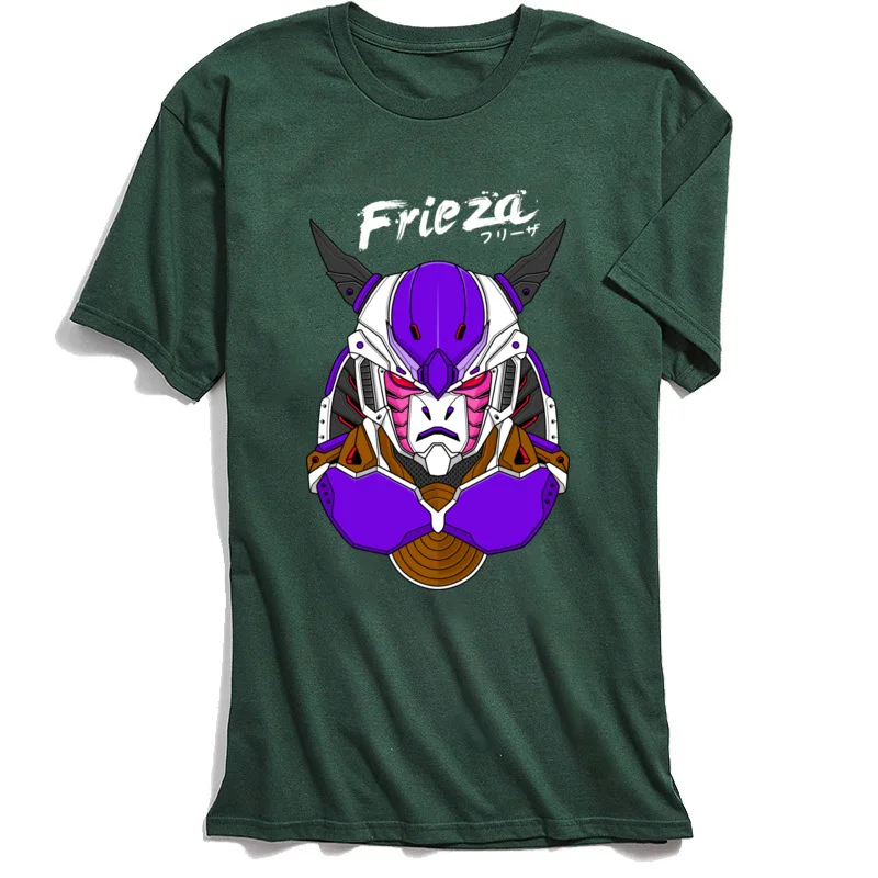 Мужские футболки с вырезом лодочкой Robo Frieza футболка в стиле панк хлопковые