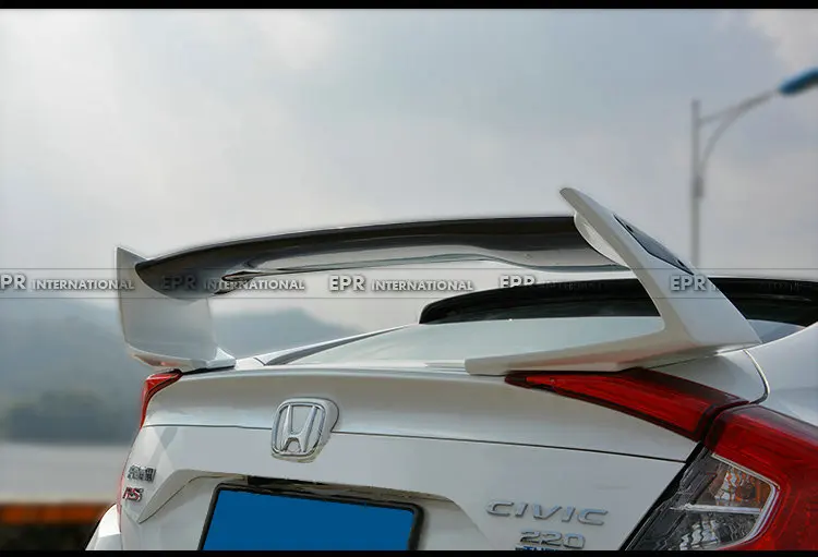 Автомобильные аксессуары стиль TR задний спойлер FRP подставка из стекловолокна с