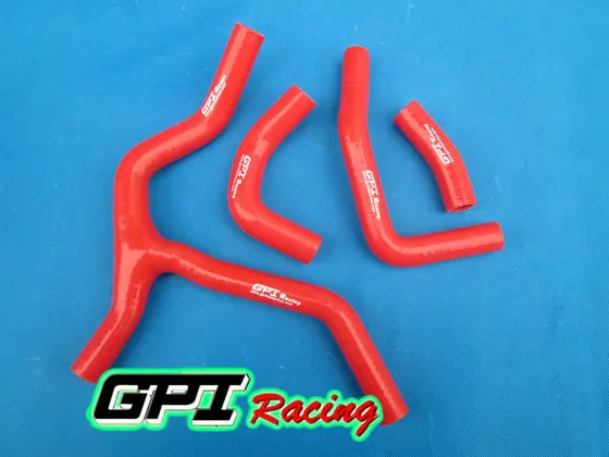 Силиконовый шланг радиатора GPI для Honda CRF450 CRF450R CRF 450R 2013 2014 13 14 красный|radiator for honda|crf