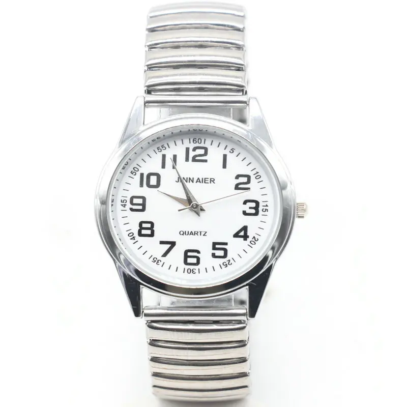 Часы наручные мужские с эластичным ремешком стильные модные аналоговые из