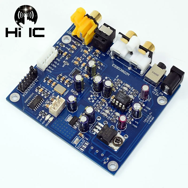 ES9038Q2M ES9038 Q2M I2S DSD оптический коаксиальный вход декодер DAC выход для наушников HiFi