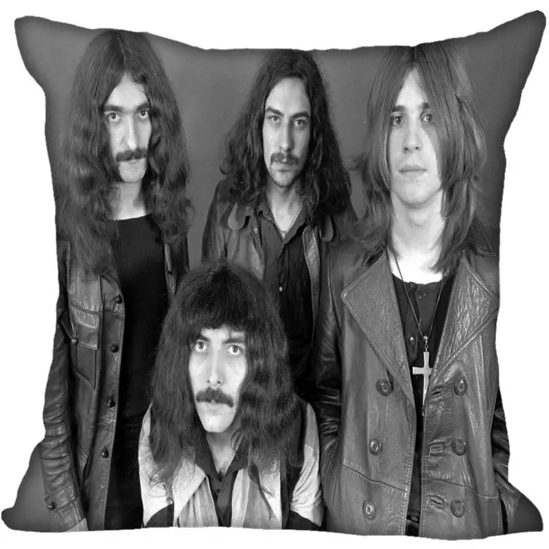 На заказ, черный SABBATH, квадратный чехол для подушки, на заказ, на молнии, для спальни, для дома, чехол для подушки, 1 шт., на заказ, 40x40 см - Цвет: 8