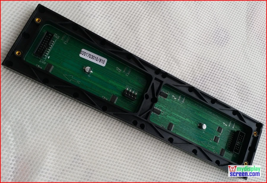 P4.75 SMD красный светодиодный модуль 4,75 мм высотой с ясным верхом для текстового дисплея 304*76 мм 64*16 пиксельная монохромная панель.