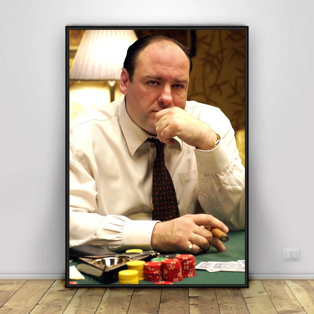 James Gandolfini художественный шелковый тканевый психоделический плакат Принт