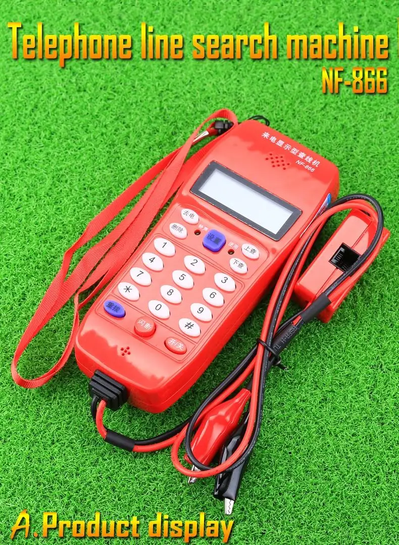 KELUSHI NF-866 телефонный телефон ягодичный тест er Линейка Инструмент набор кабелей профессиональное устройство