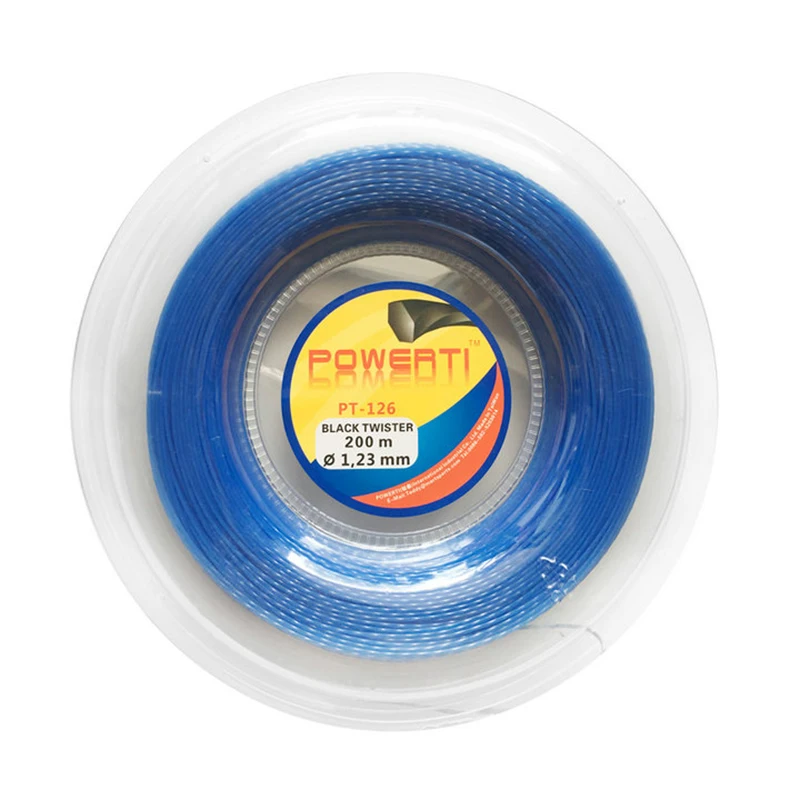 Шестигранная Теннисная ракетка из полиэстера POWERTI Twister Twist 1 23 мм 200 м катушка