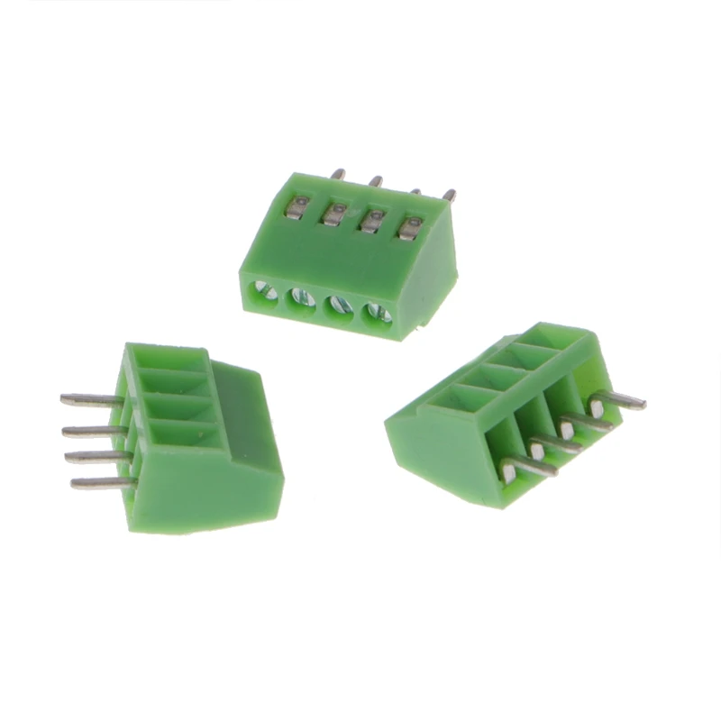 10 шт. 2Pin-4Pin винт PCB установленный клеммные блоки разъем 2,54 мм шаг