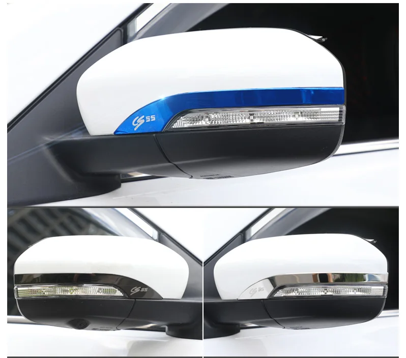 Lsrtw2017 из нержавеющей стали заднего вида планки украшения для changan cs75 cs55