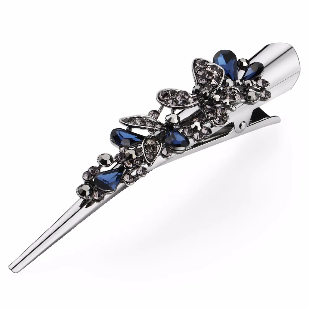 Женские заколки для волос с кристаллами в виде бабочки|hair clips for women|hair clipladies hair
