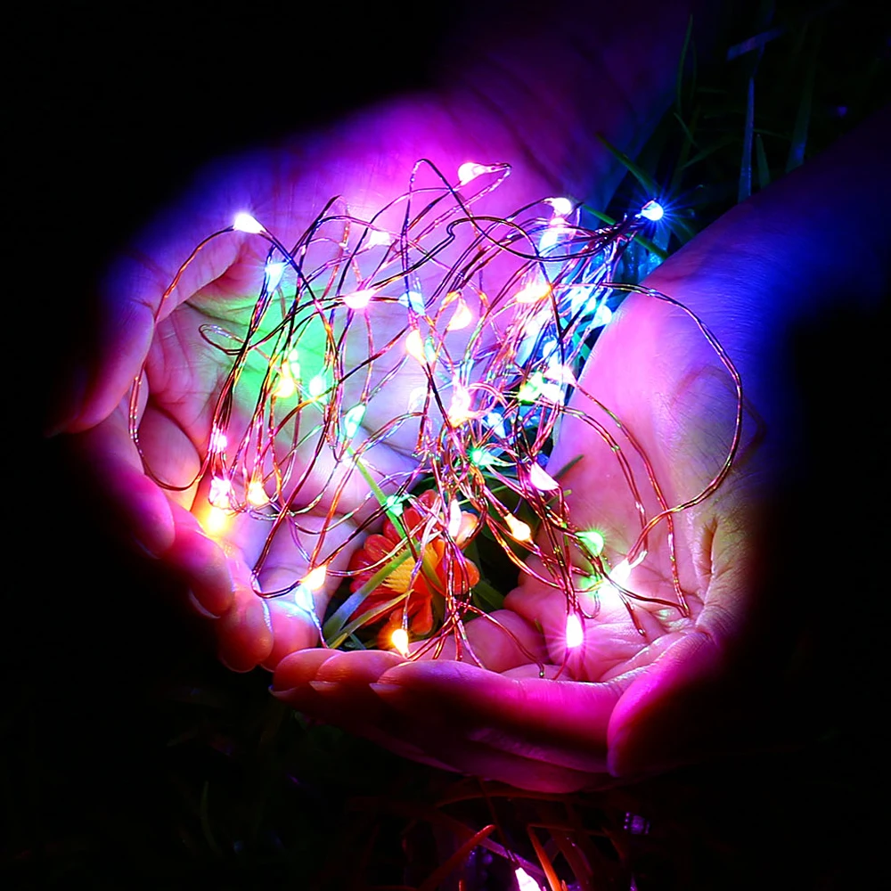 Гирлянды светодиодный гирлянд Медный провод гирлянда в бутылке Lichterkette свадьбы