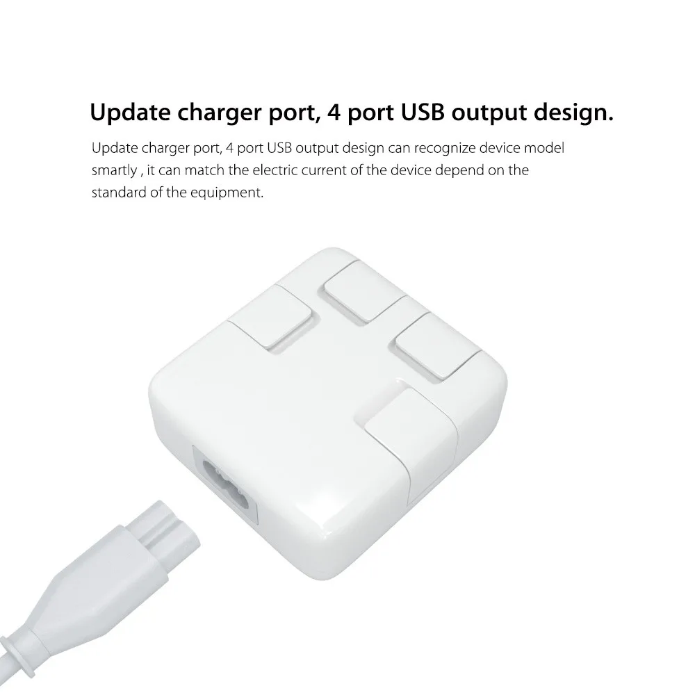 4A Mini 4 порта USB док-станция зарядное устройство адаптер для apple iPhone X 8 7 6 6s plus se 5 5S 4S