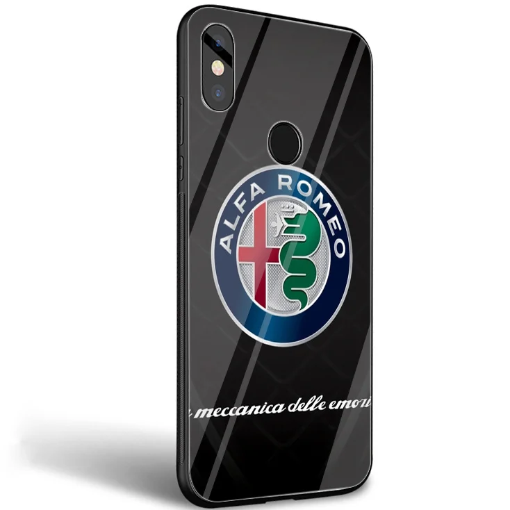 G1 Чехол с логотипом Desxz Alfa Romeo для Xiaomi 8 Lite A1 A2 9 Redmi Note 5 6 7 Pro 6A 4X Pocophone F1 - Цвет: G1