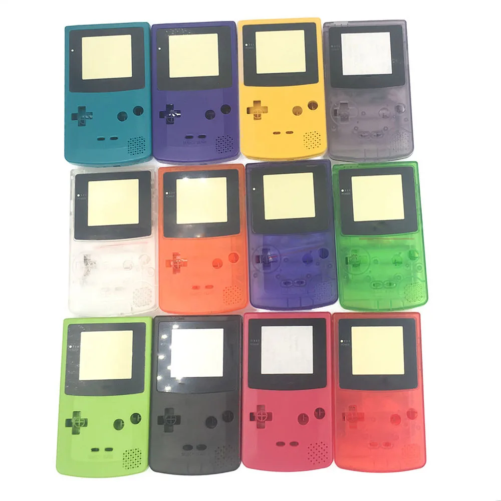 12 комплектов для игрового мальчика Gameboy цветной чехол Корпус обложка кожа для GBC