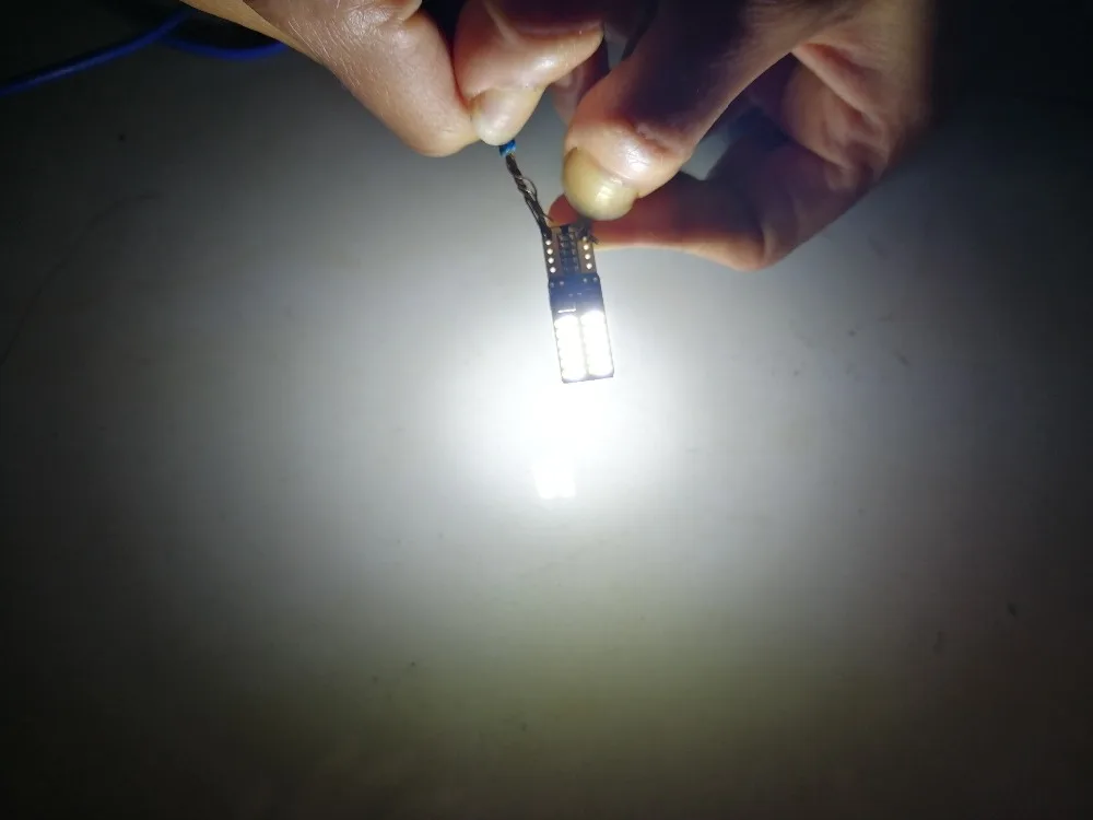 Без полярности лампы Canbus T10 с 4014 SMD 24 led внутренний светильник 194 168 W5W Лампа Белая без OBC Ошибка Янтарный красный синий