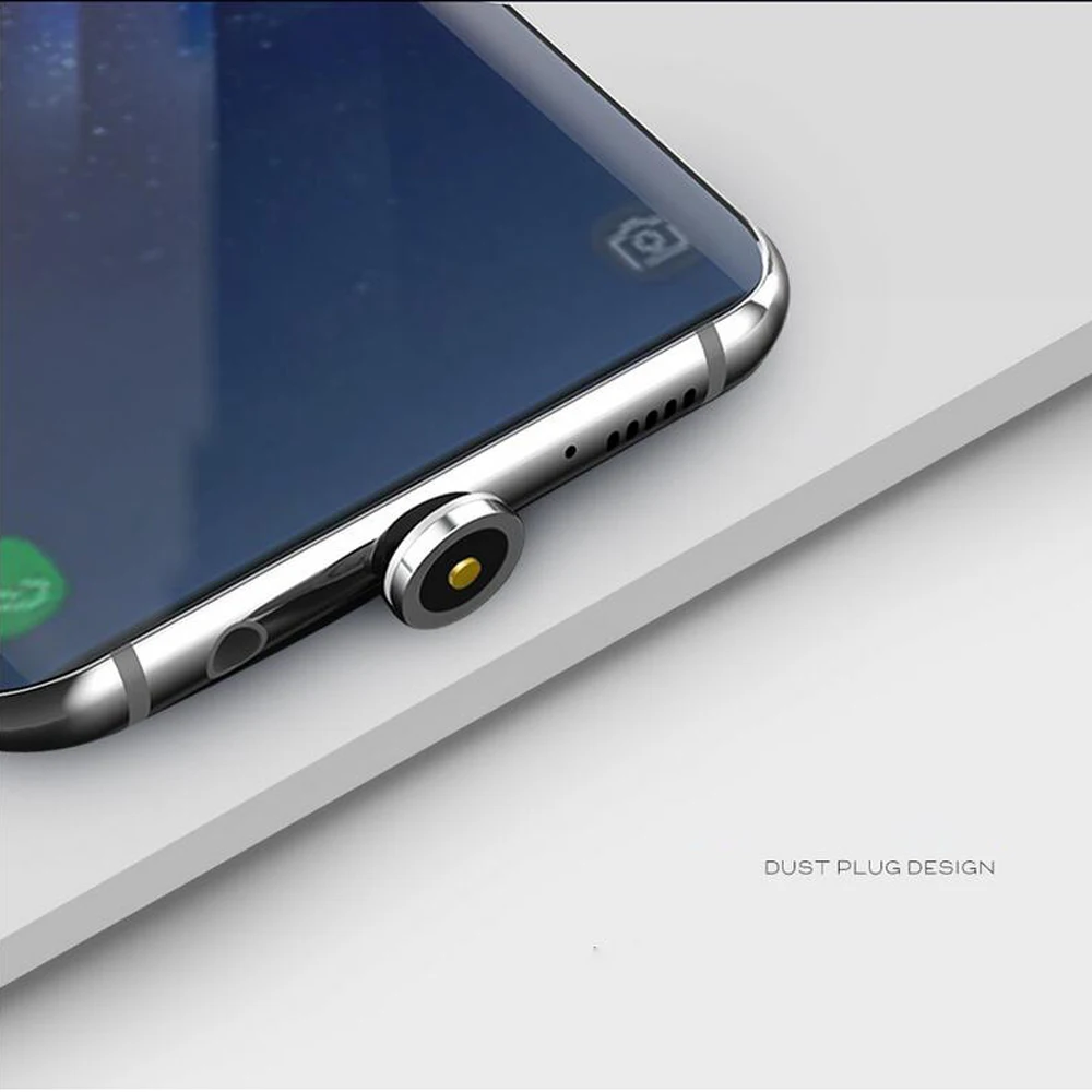 Светодиодное магнитное светящееся Зарядное устройство USB Type C/Micro USB/8 Pin зарядный