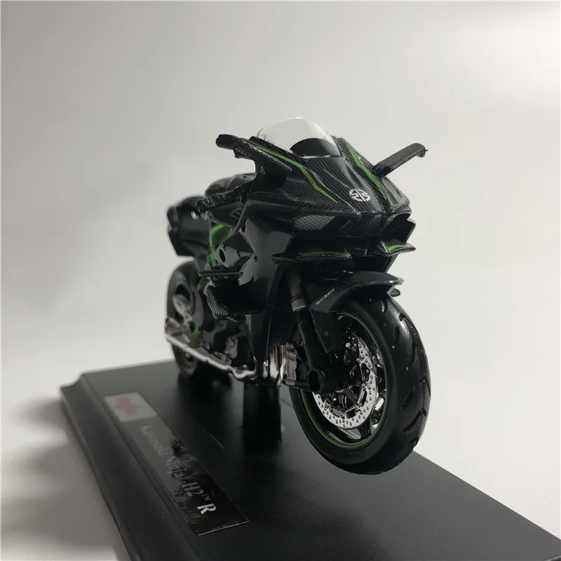 Модель мотоцикла Maisto 1:18 KAWASAKI NINJA H2 R из сплава под давлением черная игрушка ниндзя
