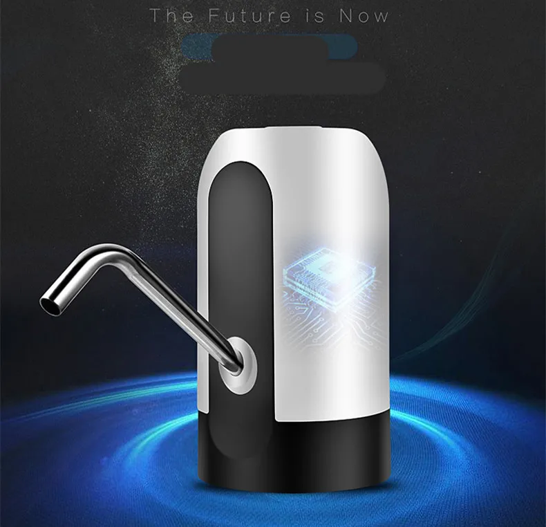 Электрический насос для крана, бутылка для воды, Usb Перезаряжаемый диспенсер для бутилированной воды, черный, белый цвет, ручной насос для бутилированной воды