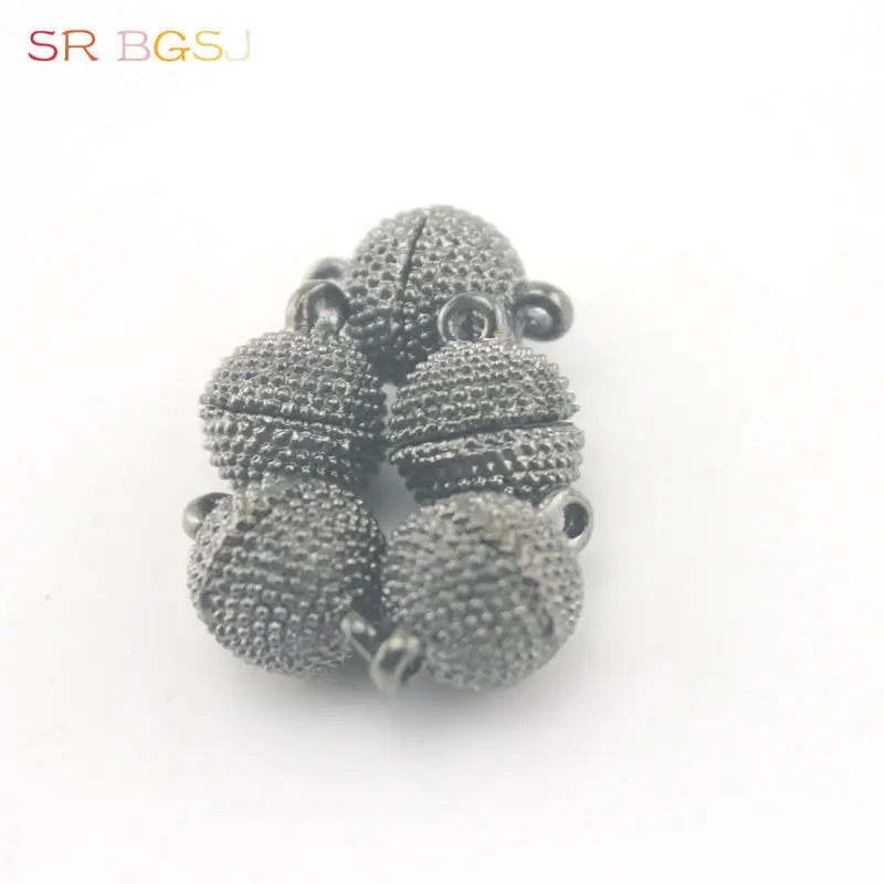 Бесплатная доставка 5 шт 10 мм круглый шар винтажный черный ювелирное изделие