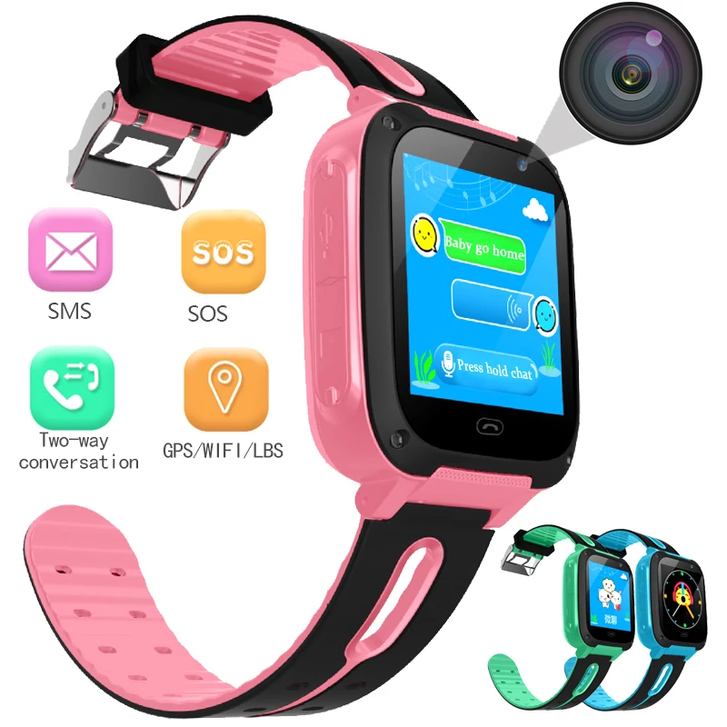LIGE Anti-lost Children Smart Watch LED Color Screen SOS Monitoring Compatible With IOS And Android Phones | Электроника