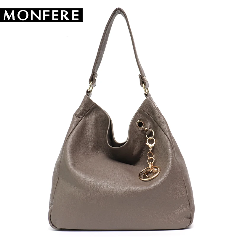 MONFERE бренд высокое качество кожаные сумки узлы сумка для женщин мягкая