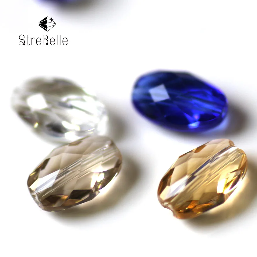 100 шт. бусины из чешского хрусталя 9 х6 мм|czech crystal|crystal beadsczech crystal beads |