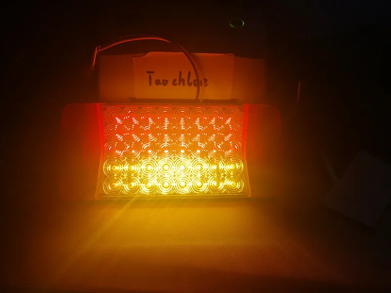 2x12 V 24V 10-30V Красный Янтарный светодиодный индикатор стоп-сигнала задний светильник для грузовика прицепа каравана маркеры