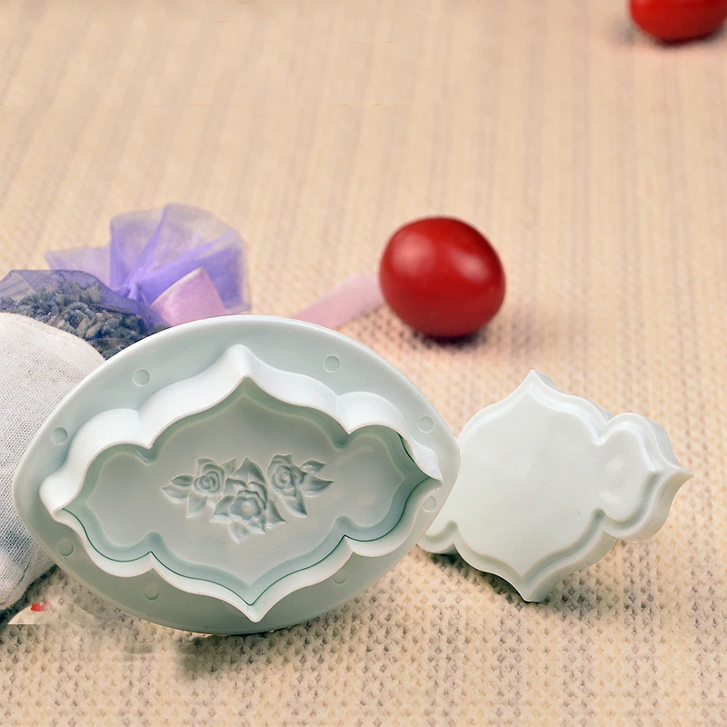 Роза цветок тиснение Весенняя печать вырезанные торты фотоформа для печенья