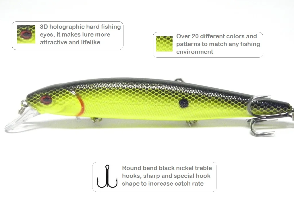WLure 14 см 24 г Minnow система передачи веса длинная литая жесткая приманка пресная вода море поддельная приманка для рыбалки Джеркбейт рыболовные приманки M774