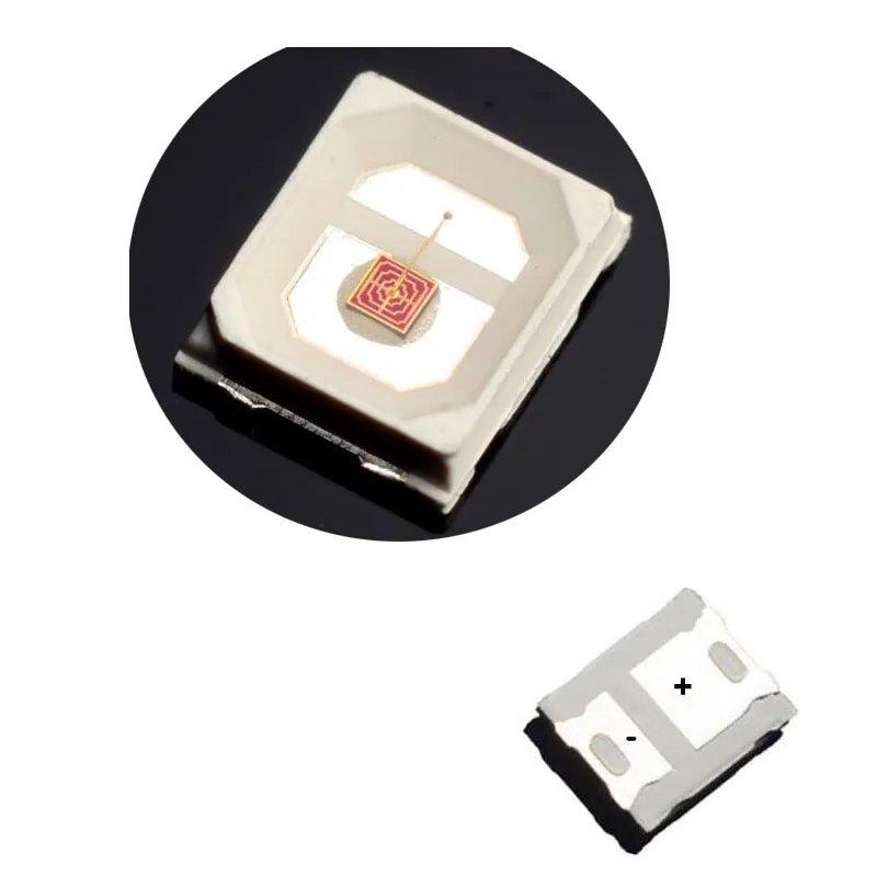 100 шт красный 2835 SMD светодиодный чип 2V 150ma 18-20lm SMT поверхностного монтажа устройства шарик светодиодный светильник, излучающая Диодная лампочка электронный компонент