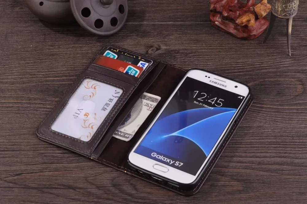Ретро Винтаж книга для samsung Galaxy S10 S10PLUS S10E S9 S8 S7 edge Бумажник кожаный чехол Обложка