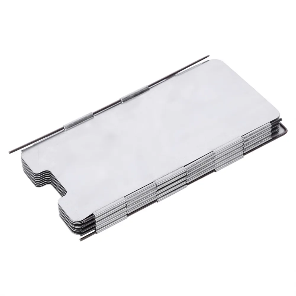 9 тарелок ветрозащитные отражатели складные экраны для кемпинга приготовления