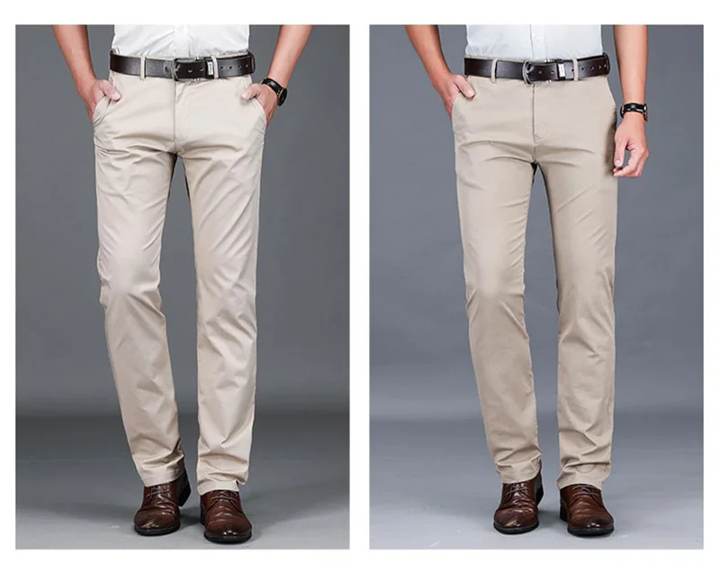 Pantalon Homme, мужские брюки, мужские классические деловые брюки, мешковатые, белые, черные, повседневные мужские рабочие брюки, большие размеры, высокое качество, тонкие
