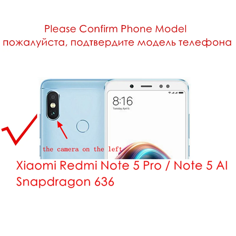 Оригинальный Для Xiaomi Redmi Note 5 Pro ЖК-дисплей с рамкой экрана 10 сенсорный дигитайзер
