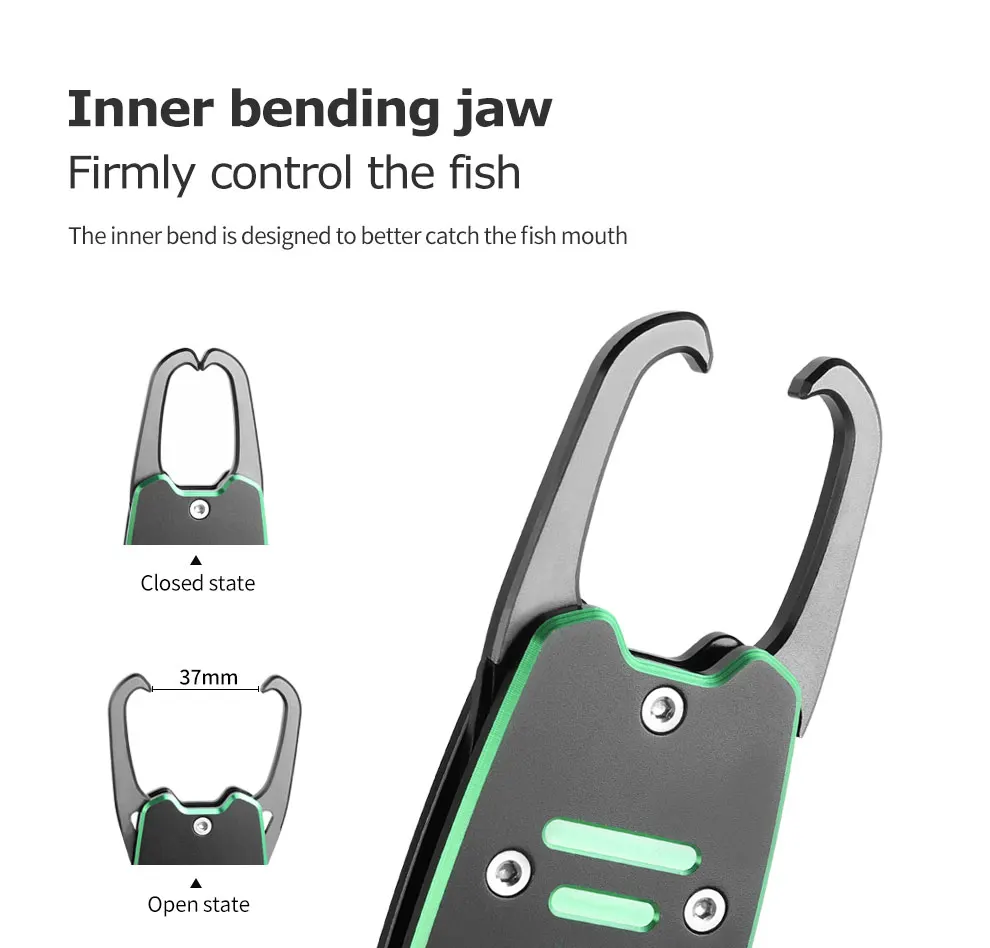 LINNHUE New Aluminum Alloy Fishing Pliers Grip Set Split Ring Cutters Line Hook Recover Fishing Tackle High Quality Fishing Tool