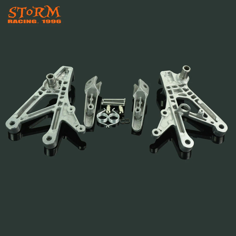 Передние Подножки подножки подножка кронштейн педали для HONDA CBR600 F4 CBR600F4 1999 2000