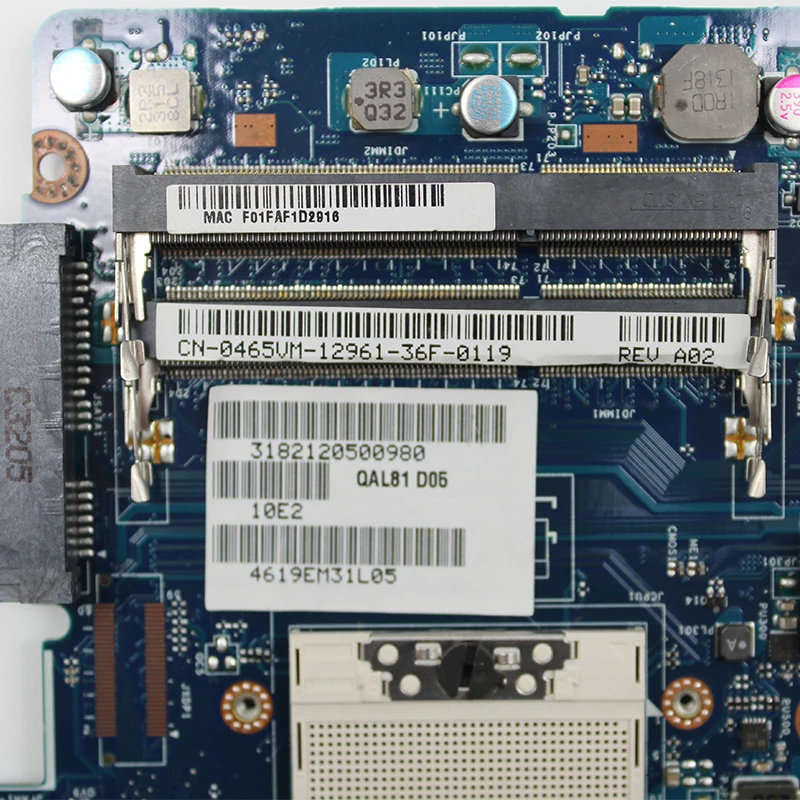 Оригинальная материнская плата для ноутбука Dell latitude E6430 MB NVS 5200 1GB QM77 PGA989 DDR3 0465VM QAL81