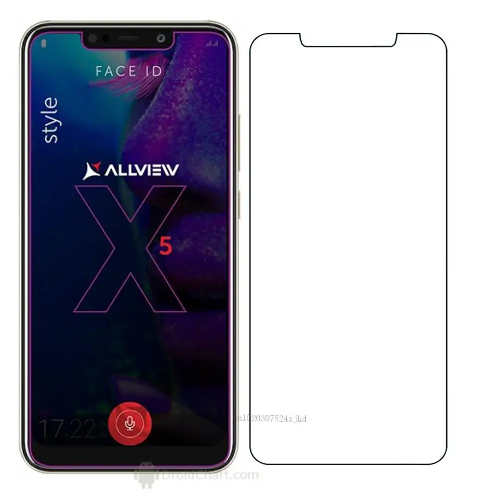 Закаленное стекло 9H для смартфона ALLVIEW Soul x5 style Mini профессиональная защитная
