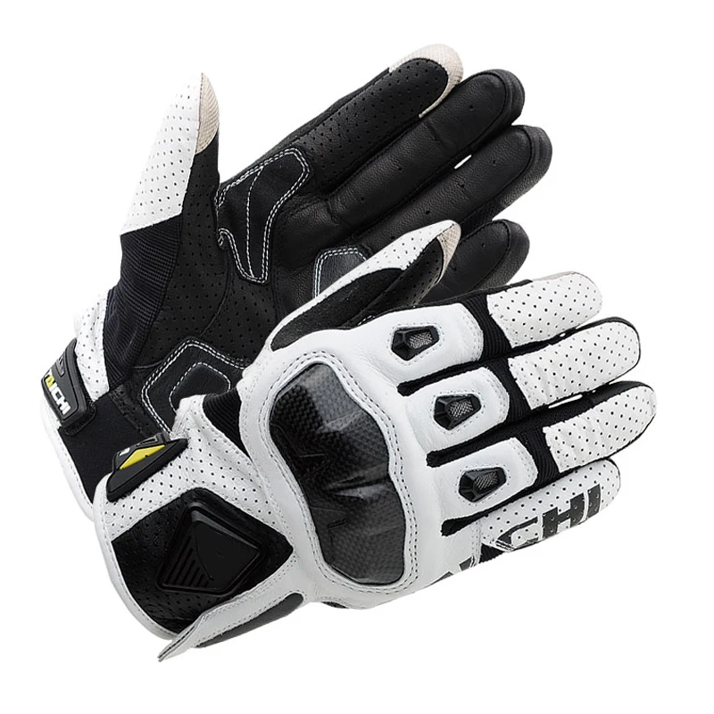 Guantes moto cuero кожаные гоночные перчатки мотоциклетные для езды по пересеченной