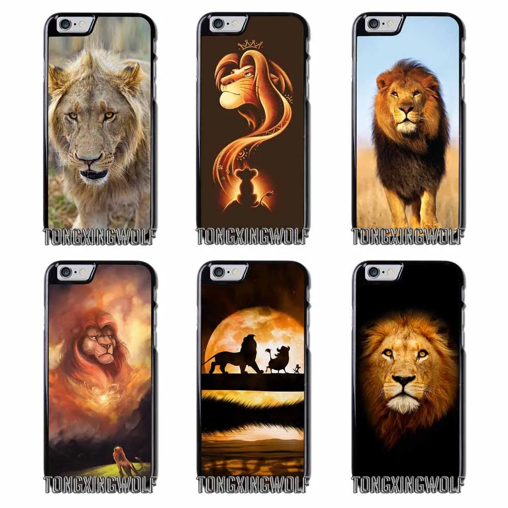 Король Покрывало с изображением Льва чехол для iPhone 4S 5S SE 6 S 7 8 XR XS Max samsung Note 9 S5 S6 S7
