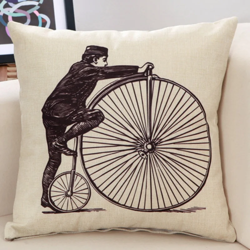 Ретро наволочка для подушки, декоративная наволочка, наволочки для подушки 45x45 см, cojines decorativos para sofa housse de coussin kussenhoes