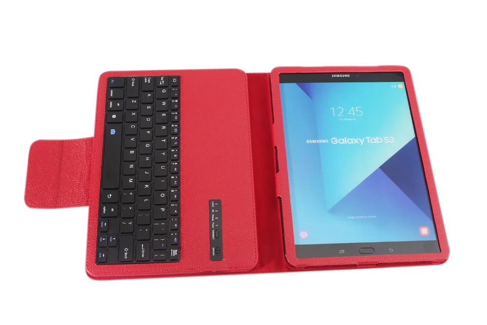 Съемная Беспроводная Bluetooth 3 0 клавиатура Folio Stand PU кожаный чехол док-станция для