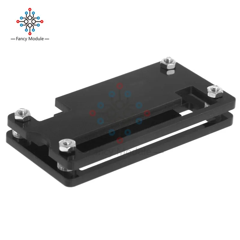 Для Raspberry Pi акриловый нулевой корпус черный защитная коробка|box box|box blackbox for |