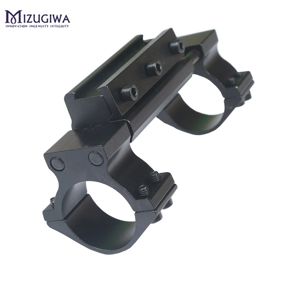 Одна штука, крепление для винтовки Airgun 25,4 мм/30 мм, двойное кольцо с стоп-штифтом 11 мм, рейка с плоским верхом