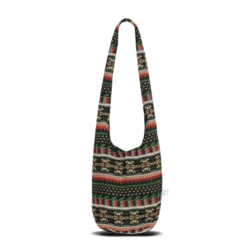shoulder bag 7 Сумка через плечо на ремне, женские сумки, хиппи хобо, тайская хлопковая цыганская, богемная, бохо, для девочек, школьные сумки, сумка, бесплатный подарок - Цвет: shoulder bag 7