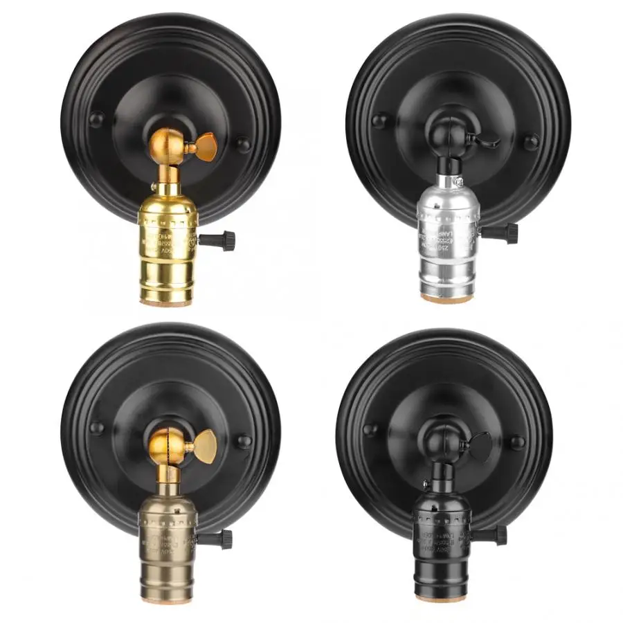 Ветряные колокольчики винтажный металлический настенный светильник в стиле