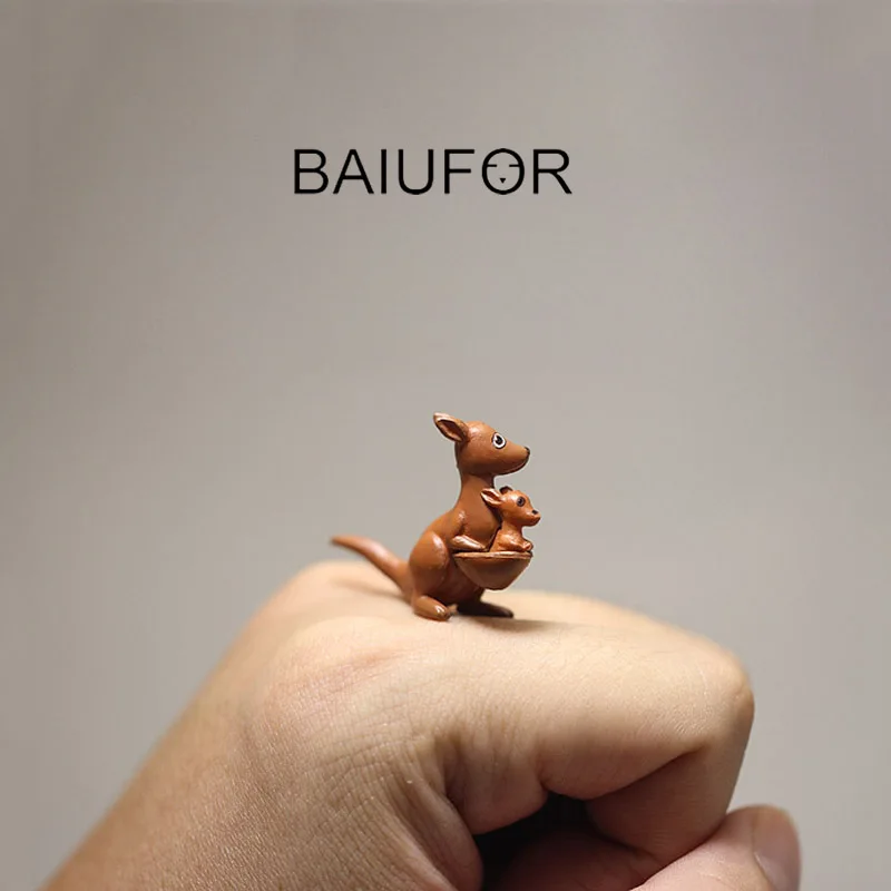 BAIUFOR миниатюры Террариум животные Kawaii модель кенгуру DIY Фея садовый декор суккуленты растение орнамент пластиковые поделки