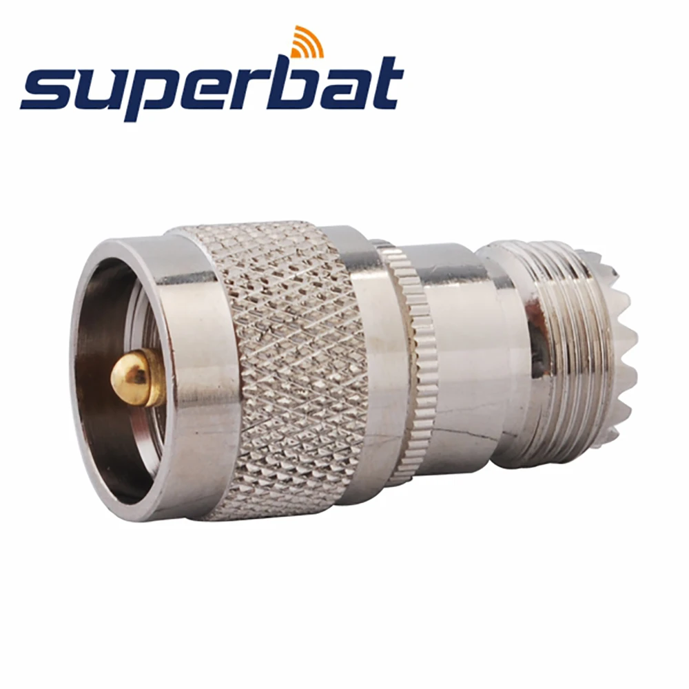 Superbat UHF адаптер PL259 Штекерный разъем для SO239 прямой раций|plug male|plug male femaleplug t |