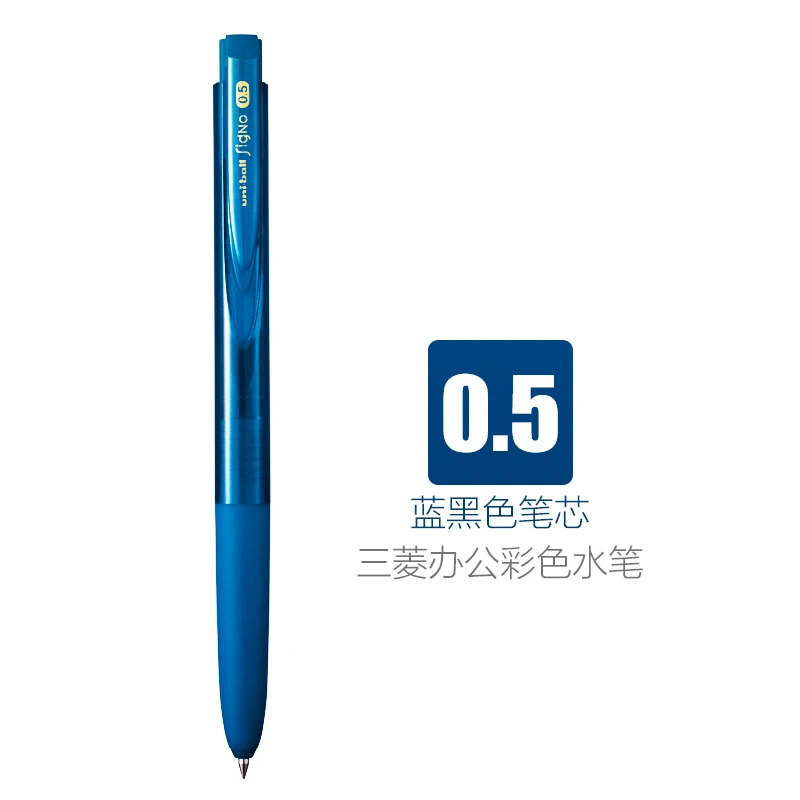 0.5mmBlueBlakRefill 1 шт Uni Signo RT1 UMN-155 гелевая ручка 0,38/0,5 мм 10 K6 версия гелевая ручка для письма цветная ручка для воды студенческие Обучающие канцелярские принадлежности - Цвет: 0.5mmBlueBlakRefill