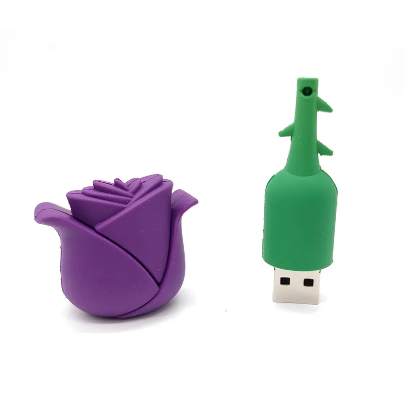 Usb-флеш-накопитель в виде цветка розы 64 ГБ 32 16 8 4 Гб | Компьютеры и офис