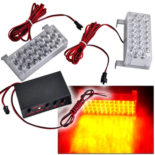 22 LED Car Strobe Emergency Flashing Grill Lights | Автомобили и мотоциклы